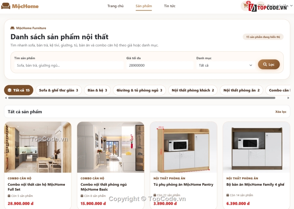 nội thất,Web bán nội thất,bán nội thất